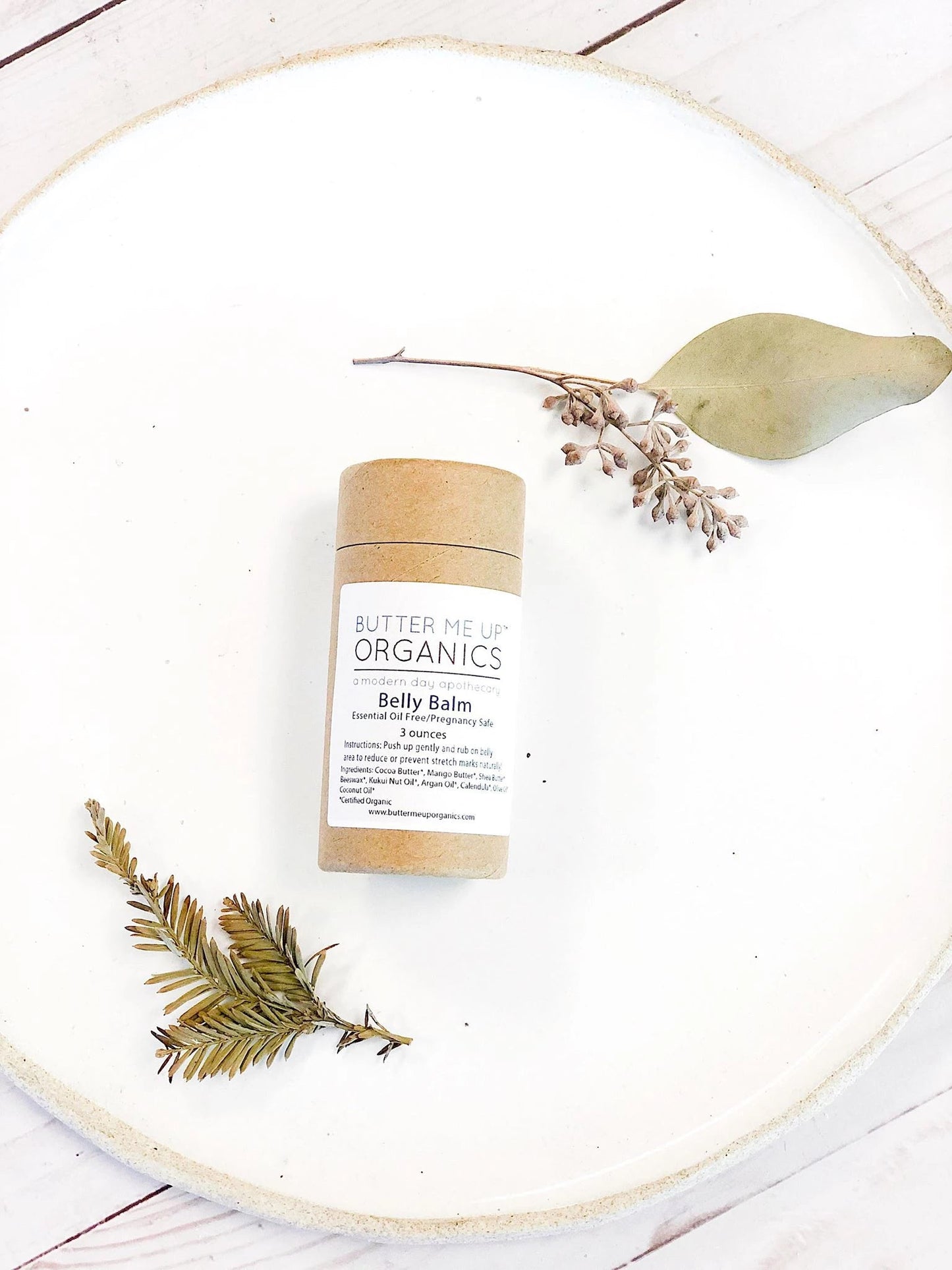 Belly Balm / Organic Pregnancy Balm / Stretch Mark Balm