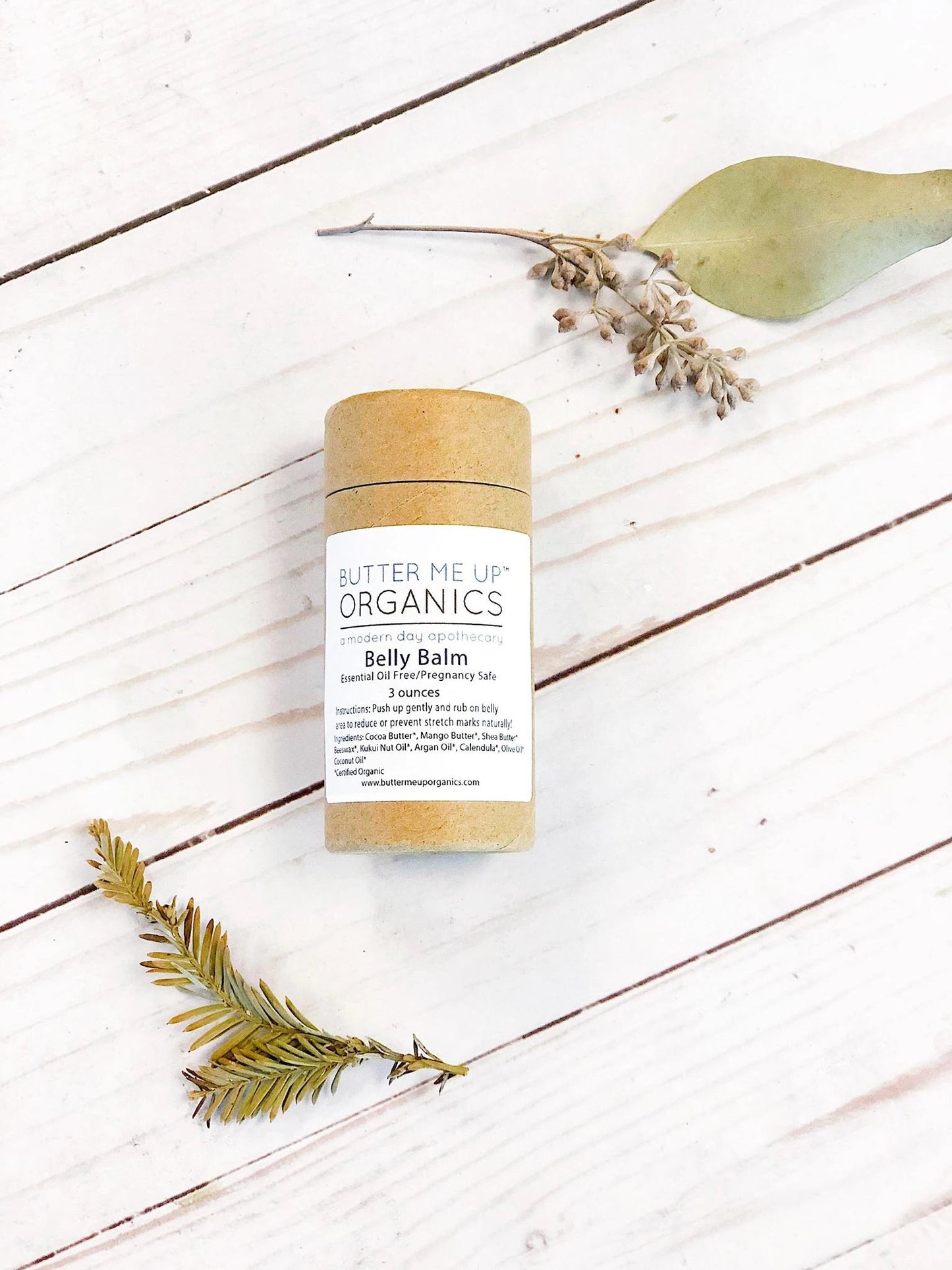 Belly Balm / Organic Pregnancy Balm / Stretch Mark Balm